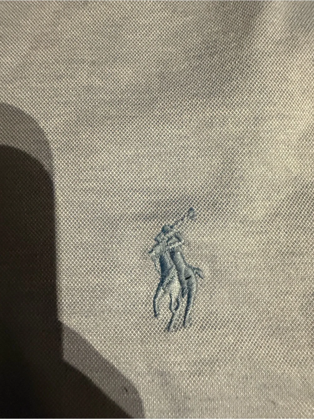 Ralph Lauren Light Blue Polo with White Trim